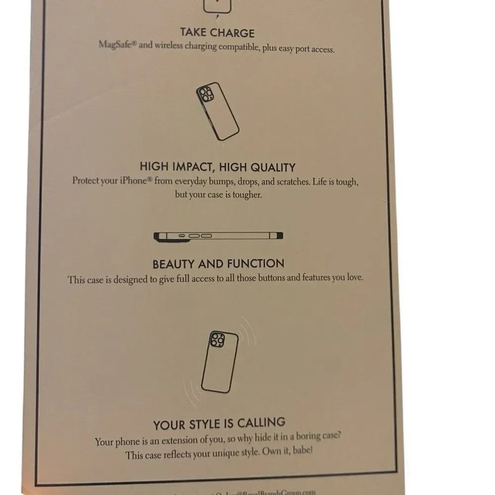 NWT Set of IPhone 14 Pro Max faux wood look and floral case